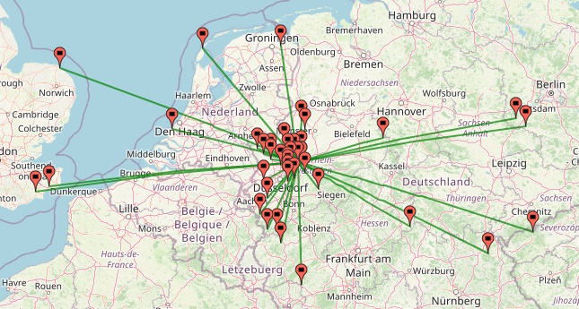 2025 09 IAru1 145MHZ Contest Map