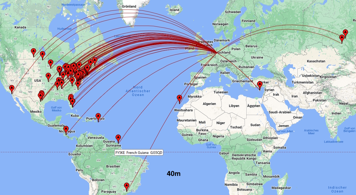 WAEDX CW 2024 DF2CH 40m Map