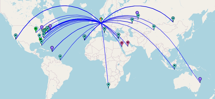WAEDX CW 2025 Map